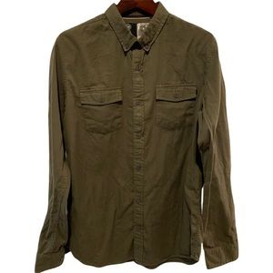 Analog “wheel wash” surplus shirt. Ultra-soft, size L.